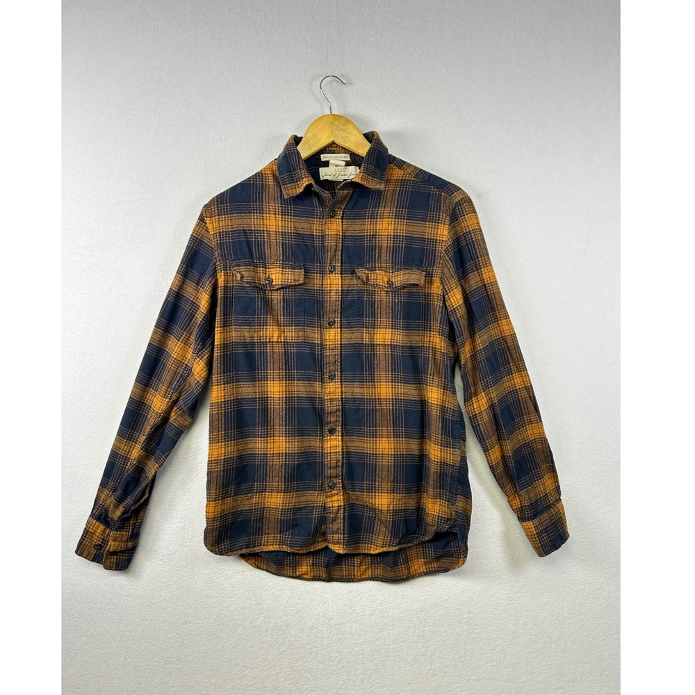 L O G G Regular Fit Plaid Flannel Long Sleeve Button Up Shirt Men Size‎ S